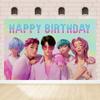 Kpop Охотники на Демонов Saja Boys День Рождения Фото Фон Девочки Мальчик С Днем Рождения Фон Реквизит для Фотосъемки