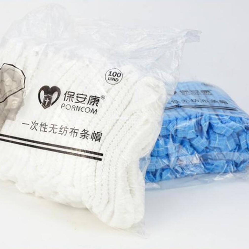 Домашние медицинские принадлежности Нетканые полосатые шляпы Мастерская отеля Пылезащитная шапочка для купания