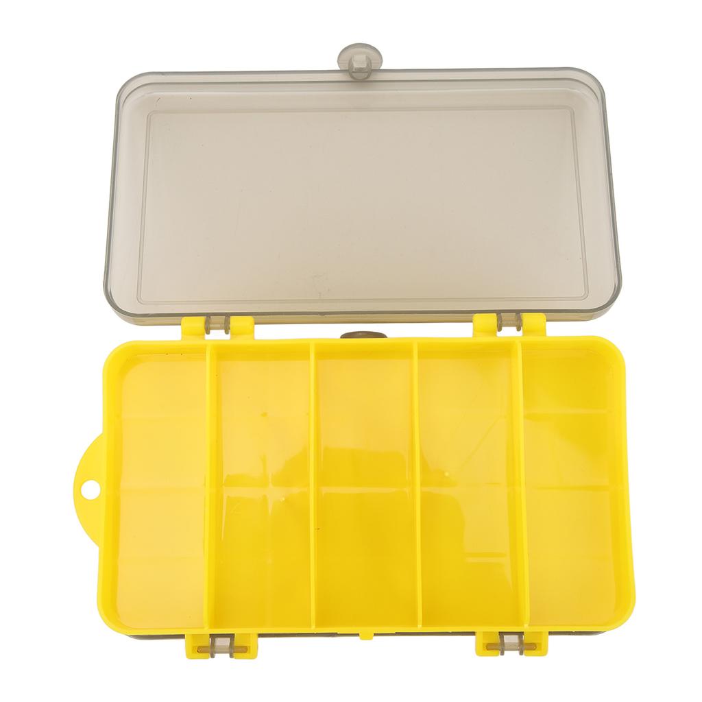 Лоток для рыболовных приманок Пластиковый дизайн с отделениями Большая вместимость Многофункциональная коробка для приманок Рыболовные снасти