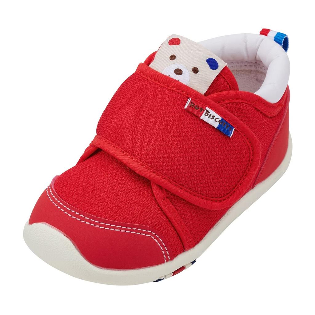 MIKIHOUSE HOT BISCUITS Second Baby Shoes, Boys and Girls, Kids' Clothing, Red, 14cm, 70-9321-493