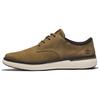 Cross Mark Leather Comfortable Sports Slip Resistant Durable Lightweight Low Top Casual Shoes Men Casual Shoes Brown A435N327