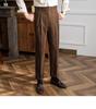2023 Autumn/Winter Italian Naples High-Waist Straight Men's Casual Trousers