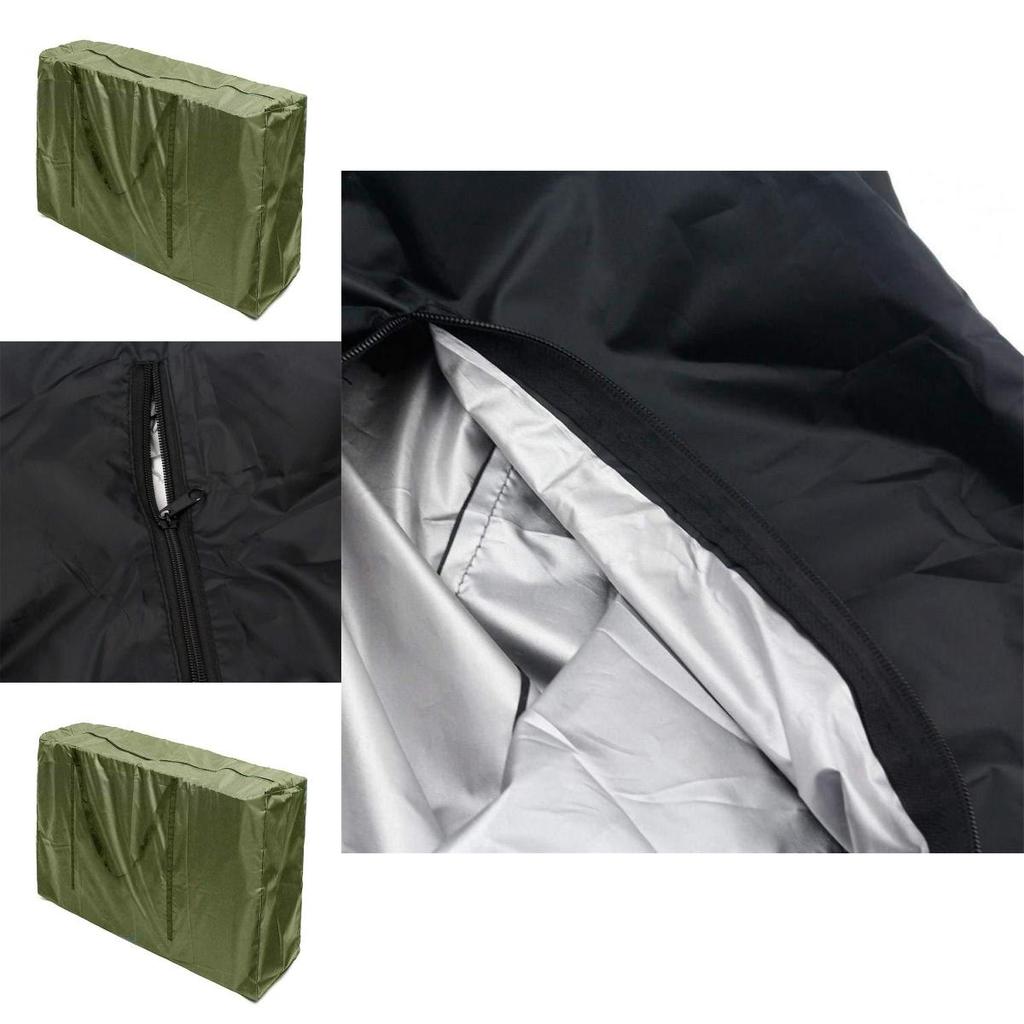Lightweight Outdoor Cushion Waterproof Cover Large Capacity Waterproof Furniture Pouch
