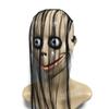 New Halloween Horror With Long Hair Mo Mo Mask Funny Mask V-Shaped Mouth Mask