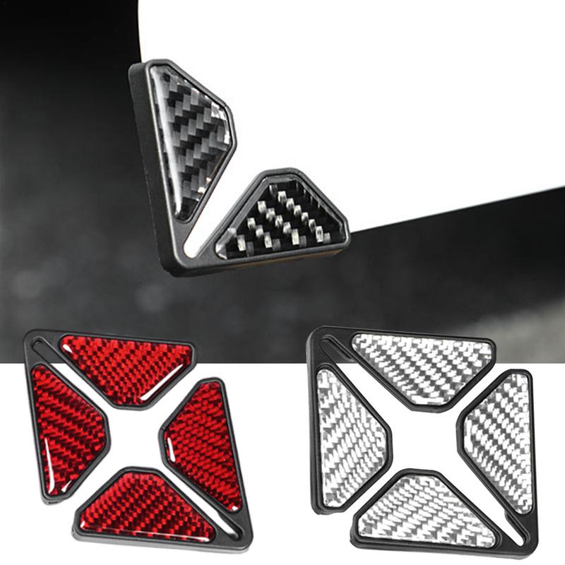 Защитная накладка на уголок двери автомобиля, 1 пара, защита от столкновений, прочная клейкая отделка края двери автомобиля, стильный автомобиль