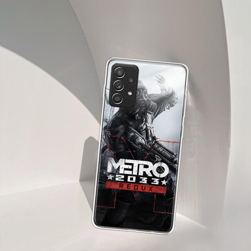 Чехол для телефона Metro 2033 для Samsung A54 A57 A37 A17 A14 A15 A12 A24 A34 A55 A35 A25 A52S A07 A05S A04S A22 A32 A72 Galaxy Note 20