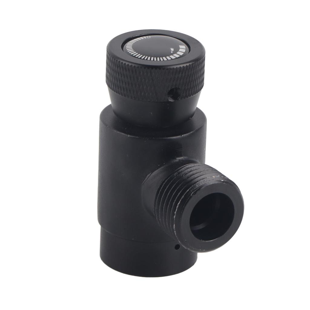 Soda Valve CO2 Cylinder Refilling Adapter Integrated ASA CGA320 Connector Accessory Black