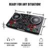 Numark DJ Controller for Beginners DJ Equipment Serato DJ Lite Included Streaming LED Light Audio Interface Portable DJ Mixer Numark Party Mix II