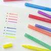 4pcs Fruity Odour Color Highlighter Pens Set Fruit Buffet Design Soft Brush Tip Marker Liner for Drawing Painting