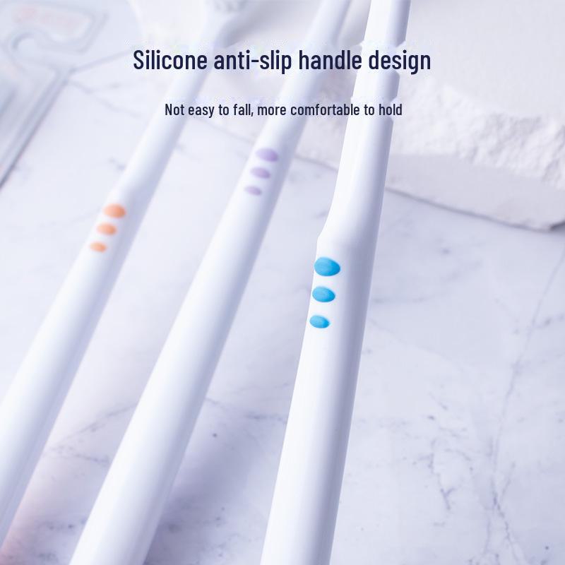 Зубная щетка премиум-класса с мягкой щетиной, маленькой головкой и нескользящей ручкой, в индивидуальной упаковке для ежедневного использования