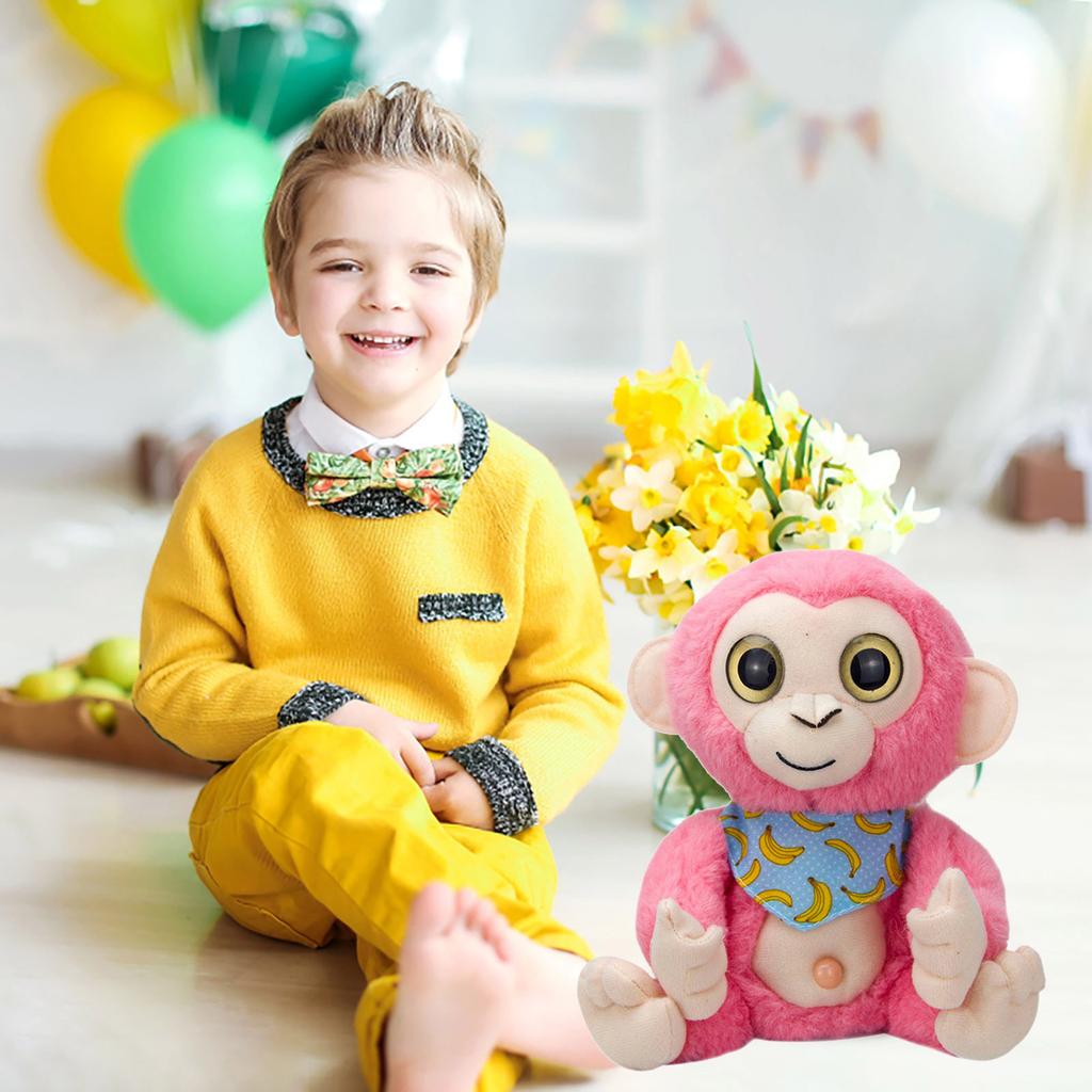 Милая мимикрия, говорящая обезьянка, электронная плюшевая игрушка «Что ты говоришь»