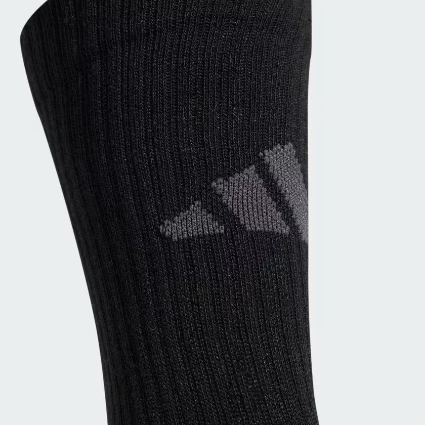 adidas Носки с манжетой Унисекс 3 пары Черный/Темно-серый JC6455