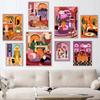 Tiger Paradise Forest Animal Wall Art Canvas Painting Abstract Cheetah Posters and Prints Living Room Pictures Home Decoration
