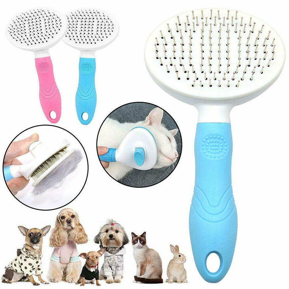 Round Head Pet Hair Comb For Automatic Hair Removal And Beauty Cleaning