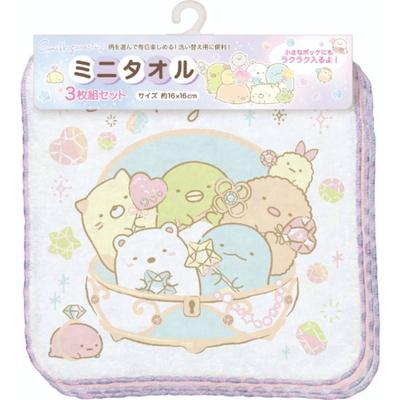 Набор мини-полотенец Sumikko Gurashi, 3 шт. CM35203 San-X