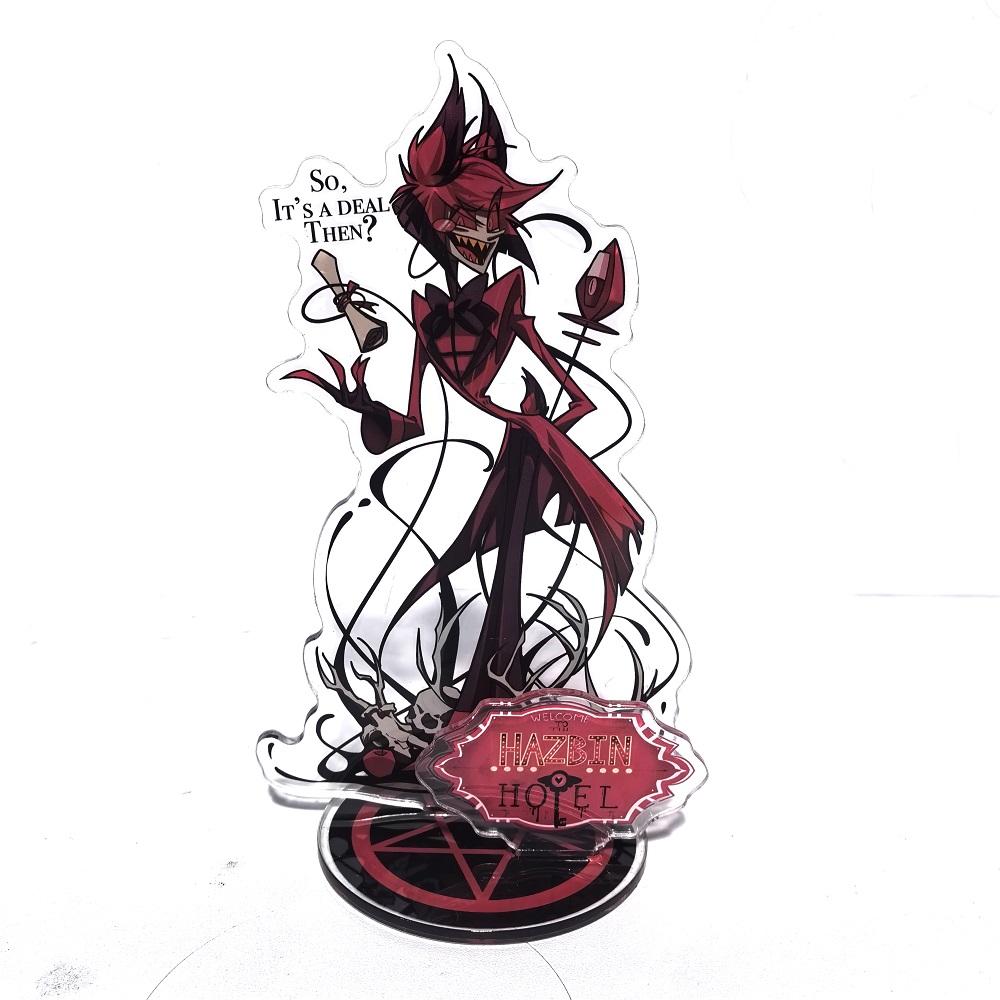 15СМ Фигурка Hazbin Hotel Helluva Boss Стенд Акриловые Фигурки Вагги Настольная Подставка Фигурка Набор Украшений Подарки
