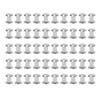 50 пар 0,24x0,31x0,43 дюйма M5 заклепки и винты из нержавеющей стали с плоской круглой головкой для изделий из кожи