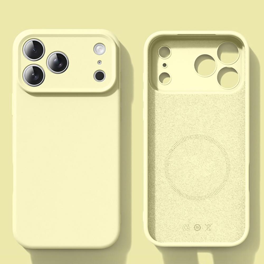 Новый Жидкий Магнитный Силиконовый Чехол Для Телефона Для iPhone 17 16 15 14 13 12 Pro Max 16 Plus 17Pro 17 Air Для Magsafe Мягкий Бампер