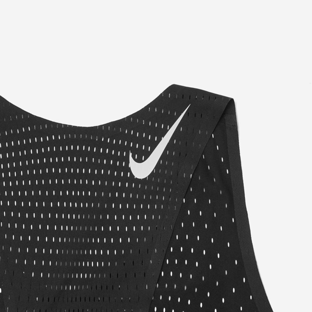 Nike Мужские топы AeroSwift Logo Crew Running Tank черные FN4231-010