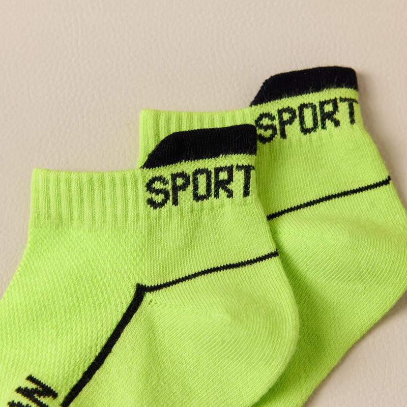 5 пар высококачественных мужских носков до щиколотки, дышащие хлопковые спортивные носки, сетчатые повседневные спортивные летние тонкие короткие Sokken, размер 38-45