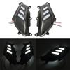 1Pair Motorcycle LED With Lights Side Covers Styling For YAMAHA NMAX155 NMAX125 2016-2019 Motorbike Lamp Trim Parts