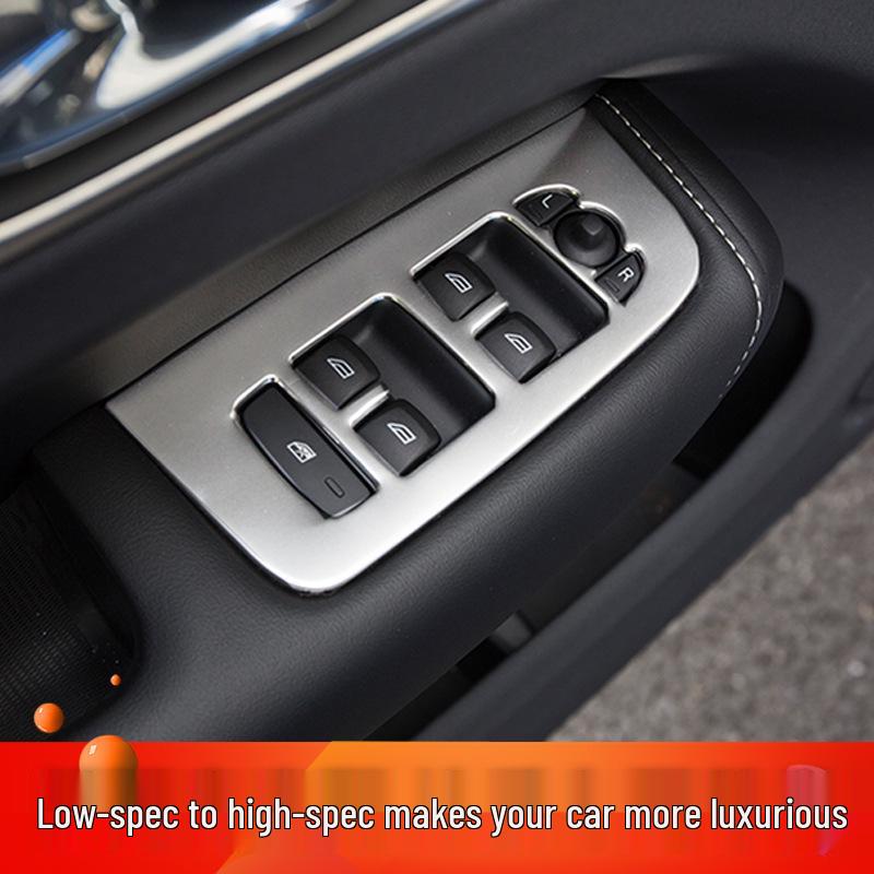 Volvo XC60 (2018-2025) Внутренняя отделка из нержавеющей стали: Рамка отделки центральной консоли и динамика