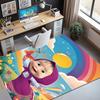 Masha and The Bear Pattern Rug, Indoor/Outdoor Mat, for Picnic, Gameroom, Bedroom, Office, Living Room, Home Decor Carpet, Birthday Gift