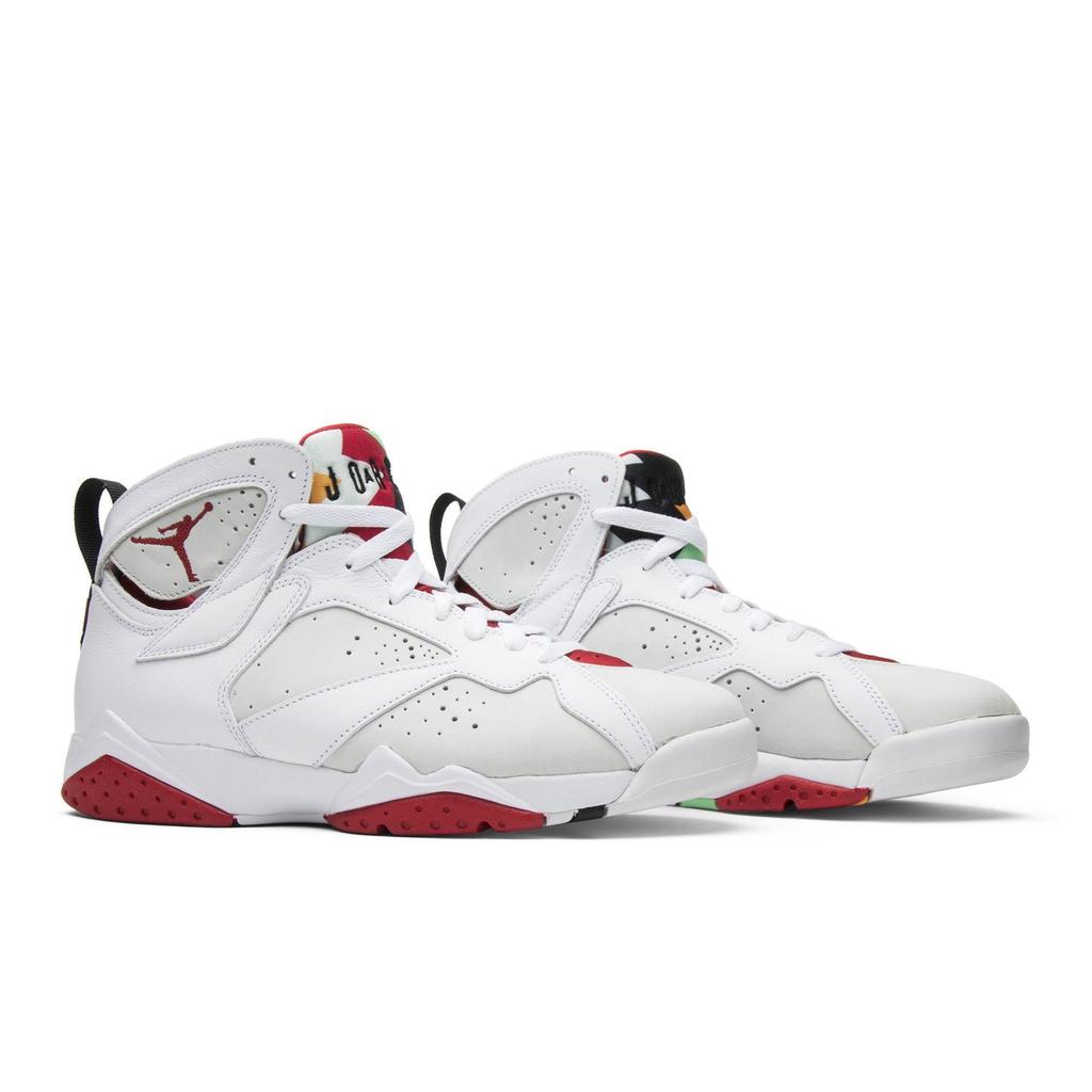Air Jordan 7 Retro 'Hare' 2015 (унисекс) Белые / Светло-серебристые / Настоящий красный Винтажные баскетбольные кроссовки 304775 125