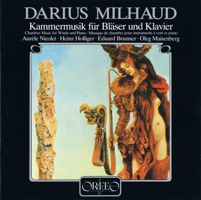 CD ДАРИУС МИЙО, AUR?ЛЕ НИКОЛЕТ? HE - Камерная музыка F?р Бл?ser Und Klavier C060831A Orfeo Germany ObiClassical Б/у