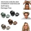 Безопасная щипцы для завивки волос, мягкая ткань, многоразовая складная, гладкая, без повреждений, безвредная, безвредная, без нагрева, щипцы для завивки волос, щипцы для завивки волос, повязка на голову для женщин