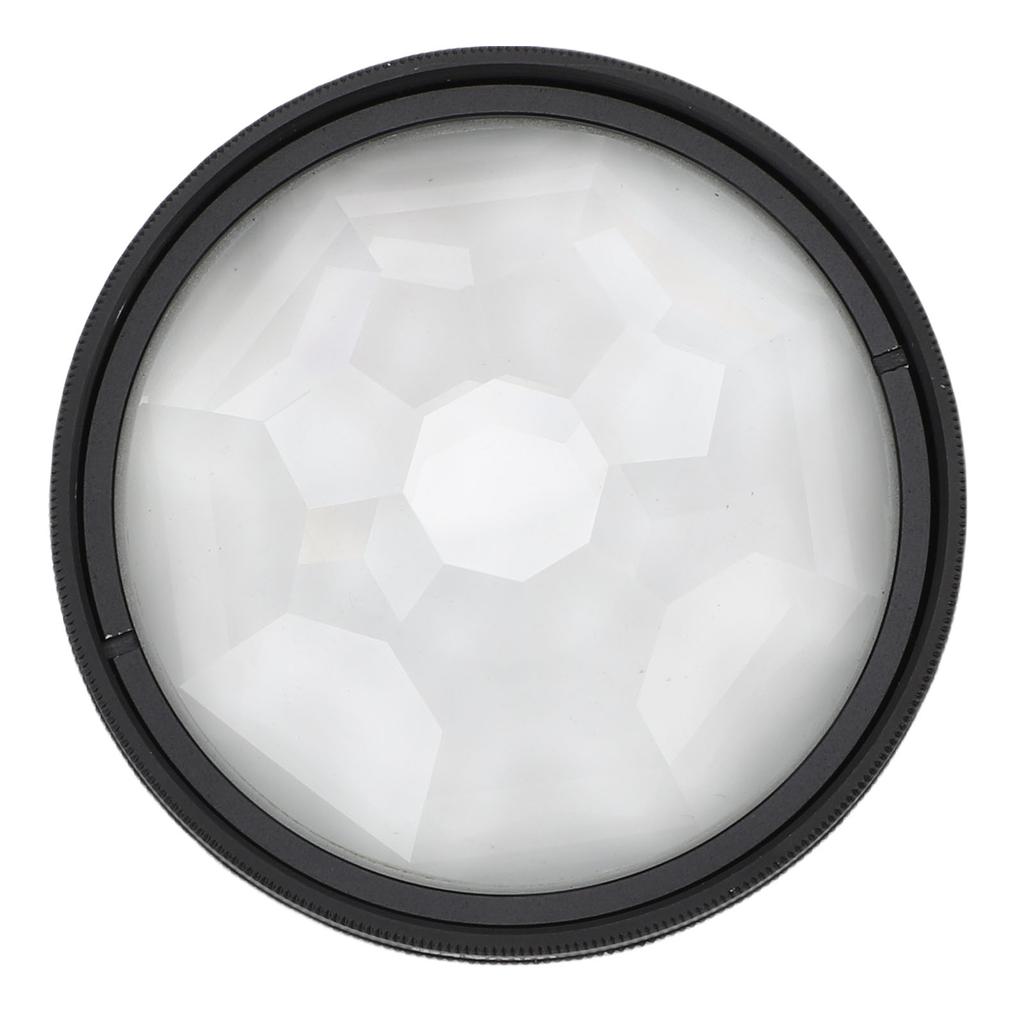 49mm Kaleidoscope Prism Lens Filter Optical Glass Camera Special Effect Filter for DSLR Mirrorless Cameras Photography