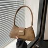 Fashionable and Versatile Women's Bag High Value Underarm Bag Korean High End Fashionable Casual Shoulder Bag