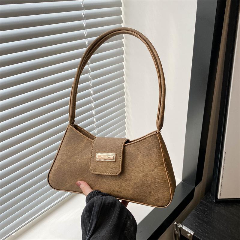 Fashionable and Versatile Women's Bag High Value Underarm Bag Korean High End Fashionable Casual Shoulder Bag