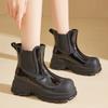 Водонепроницаемые женские дождевые ботинки для отдыха на открытом воздухе, средняя труба, толстые подошвы, водонепроницаемые ботинки, женские дождевые ботинки, прочные дождевые ботинки 36-41