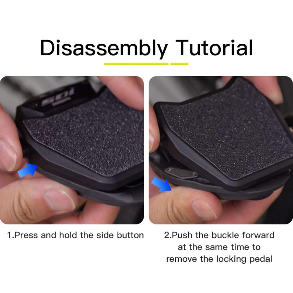 1Pair Anti-Slip Locking Plate Pedal Converter Self-locking Pedal for Spd/Keo Look Cycling
