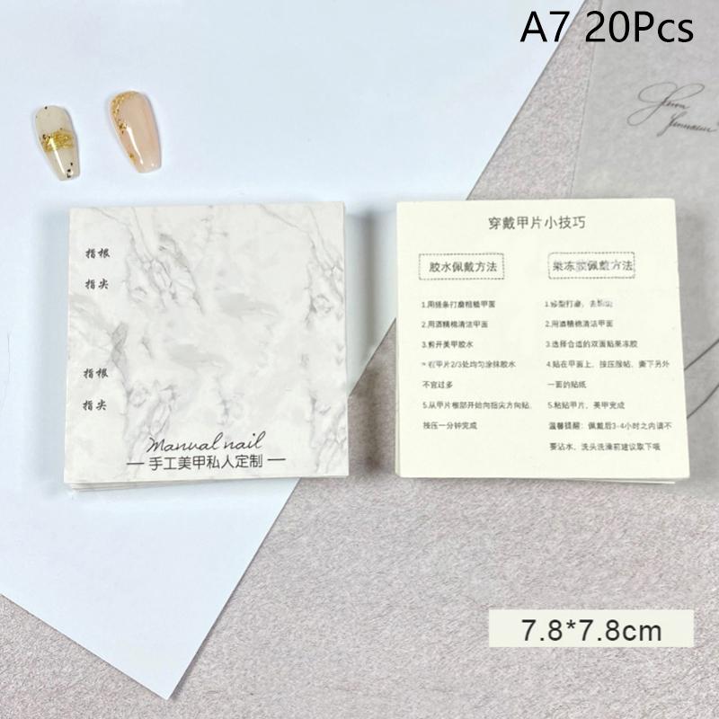 20 шт. Картонные карточки для демонстрации ногтей, простой стиль, карточки для накладных ногтей, для прессованных ногтей, реквизит для фотографий, салон маникюра