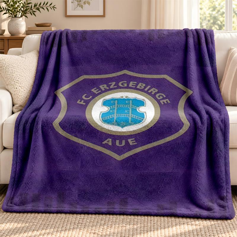 Erzgebirge Aue blanket Flannel Blanket Soft Cozy Plush Throw for Sofa Bed Lightweight Home Decoration Outdoor camping