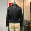 Женская однотонная кожаная куртка осень-зима в стиле панк с коротким поясом и отложным воротником, женская куртка на молнии в стиле ретро в байкерском стиле