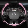 Steering Wheel Cover for Citroen C3-XR C4 Sega C4L Elysee DS3 DS4 DS5 Cubre Volante Auto