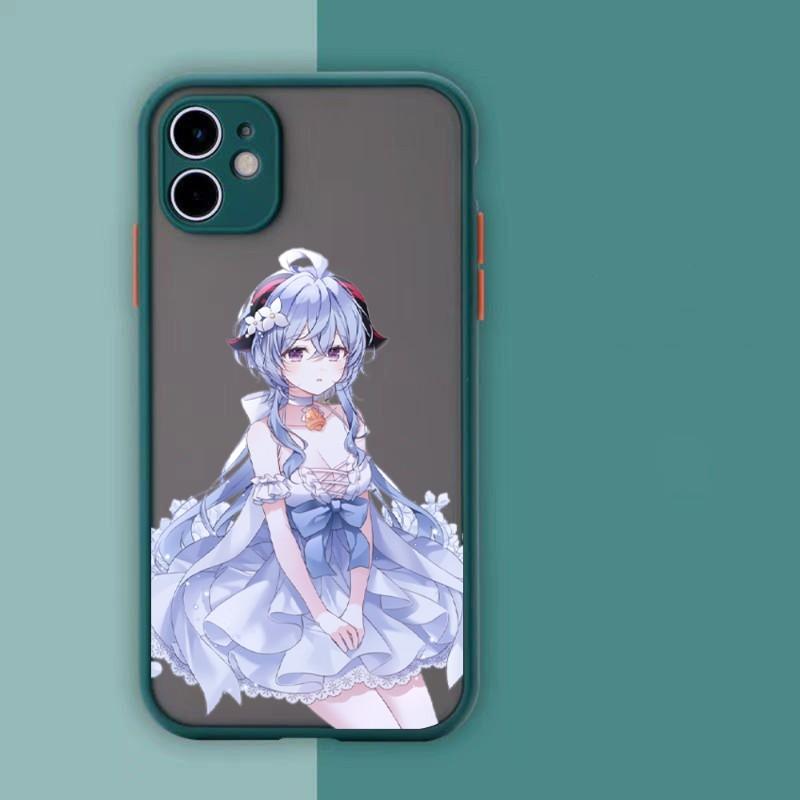 Чехол для телефона Genshin Impact Ganyu для IPhone 13 12 11 Mini Pro Max XS X Max XR 8 7 Plus SE 2022, цвет кожи, чехол для телефона