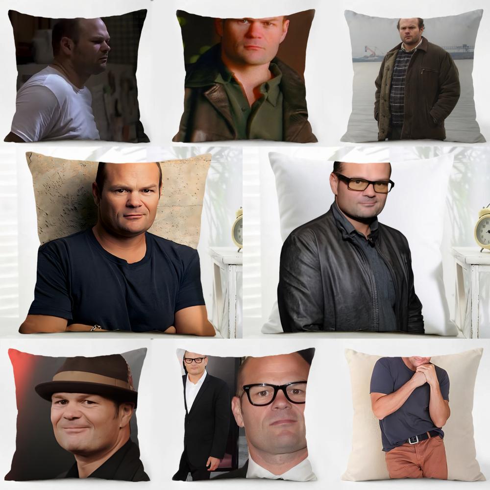 CChris Bauer Cushion Cover Pillow Case Soft Friendly Fabric Concealed Zipper