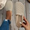 Summer Mesh Fabrics Breathable Flats Women Shoes Ventilate Lace Leisure Loafers Mom Shoes Comfort Casual Light Sneakers