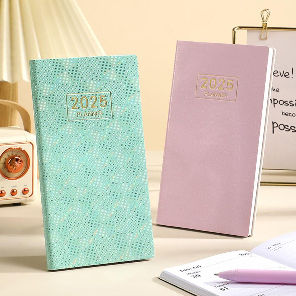 Планировщик A6 2025 Блокнот с календарем Ежедневный еженедельный ежемесячный планировщик 2025 Повестка дня Книга Школьный офис