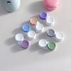 1pc Portable Oval Contact Lenses Case L+R Contact Lens Box Eyewear Case for Eyes Contacts Travel Kit Holder Lens Container