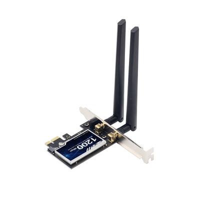 Карта Wi-Fi PCI-E 1200 Мбит/с для сетевого адаптера 5G/2,4G Беспроводная карта Wi-Fi Bluetooth 4.0