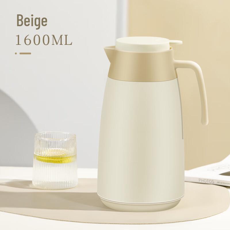 Changqi 1.6L Stainless Steel Insulated Kettle Set, Light Blue Cheese