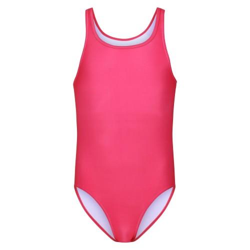 Regatta Girls Katrisse Plain One Piece Swimsuit