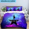 3PCS Star Hamilton Art 3pcs Bedding,Including 3PCS Duvet Cover And 2pcs Pillowcases Perfect for Christmas,Ideal for Bedroom, Dormitory