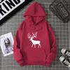 Warm Fleece Sweatshirt Nine-Color Deer Series Unisex Printed Sweatshirt Fleece Autumn And Winter Inner And Outer Wear CYXX346