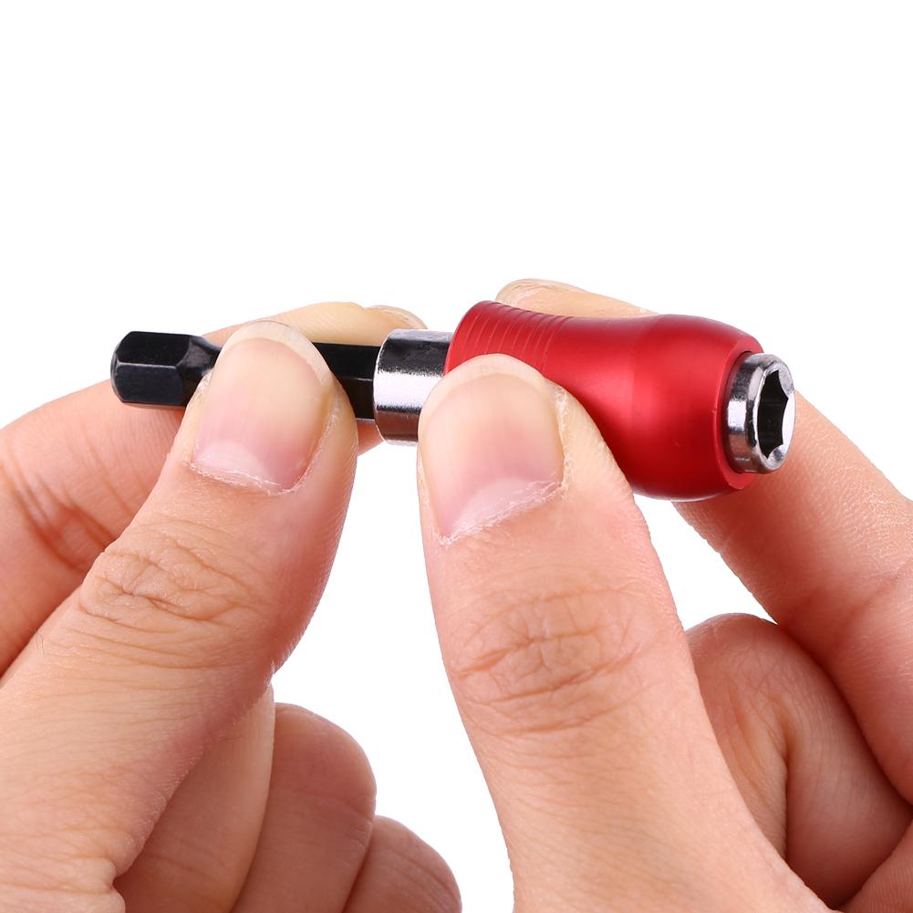 Магнитный держатель бит с шестигранным хвостовиком 1/4 дюйма, удлинитель для электрической дрели, отвертка, длина 60 мм